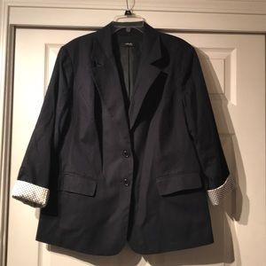 Plus Size navy blazer